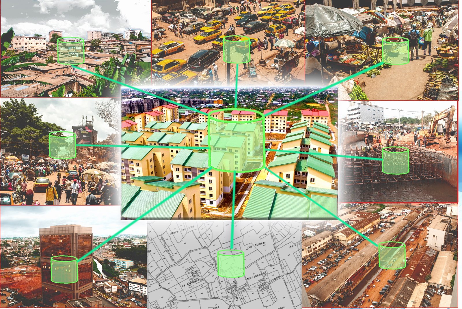 Développement et aménagement urbains au Cameroun: de l'urbanisation au sens propre à l'urbanisation des systèmes d'information (tome 1 )